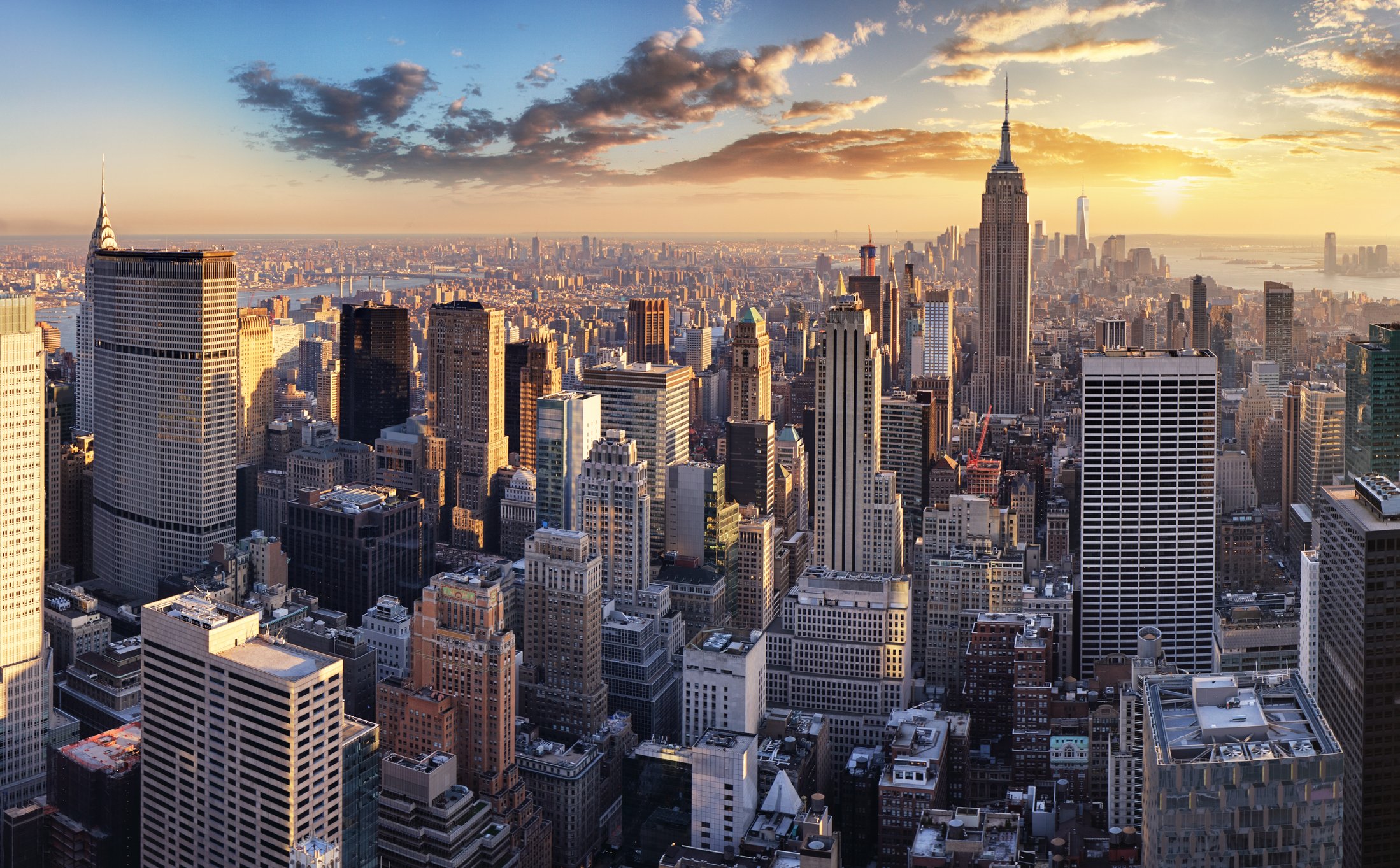 Aerial of New York City