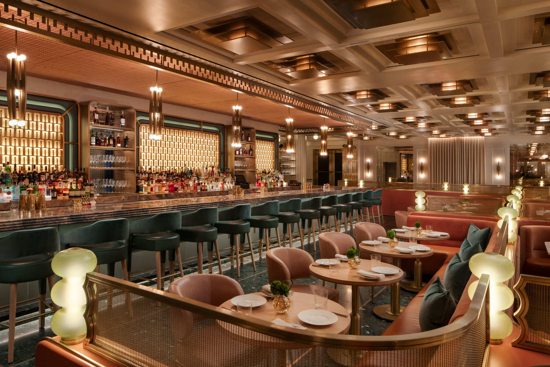 Lex Yard Dining space at Waldorf Astoria New York