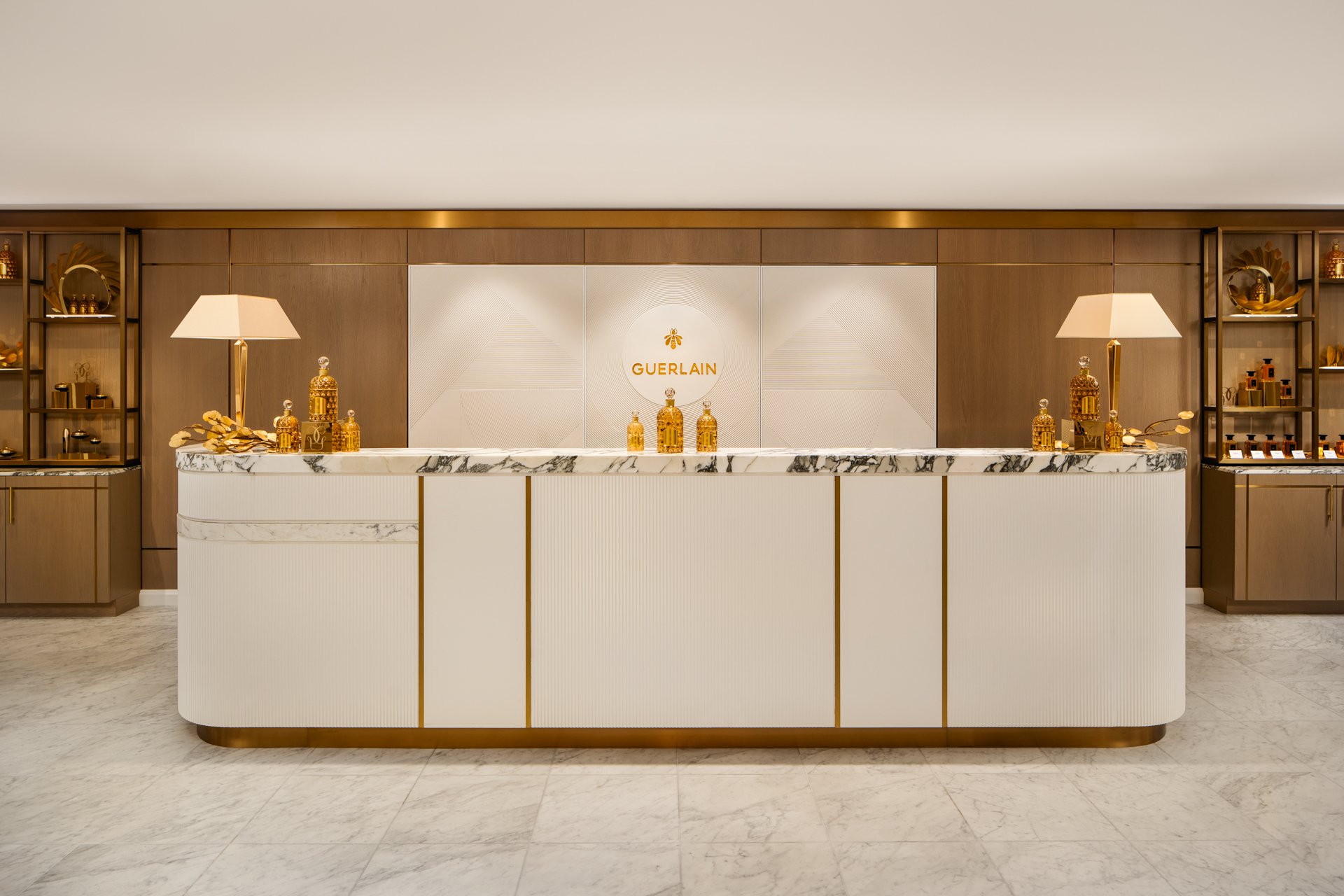 a view of the reception desk at the spa